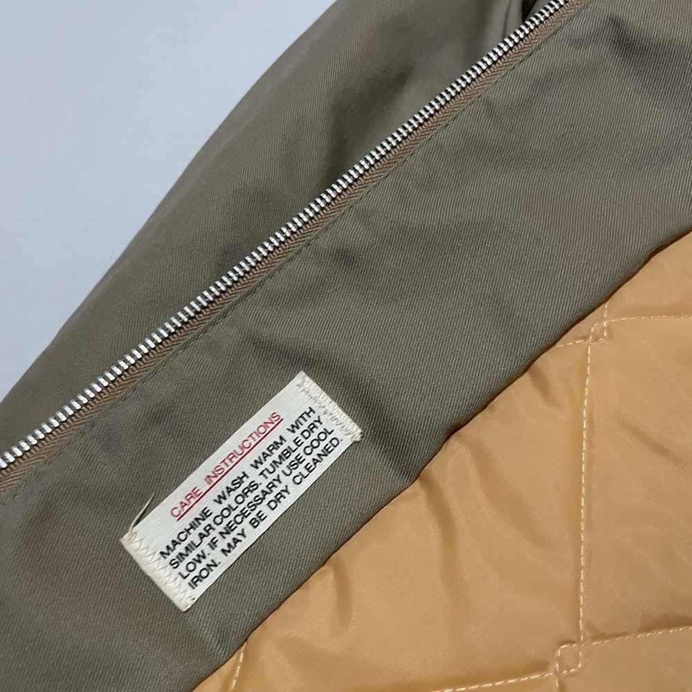 Vintage 70s/80s Sears Outerwear Pharaoh Jacket Beige Khaki Tan Men's Size Medium - Picture 4 of 9